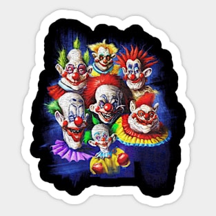 Scary Clowns movie Sticker